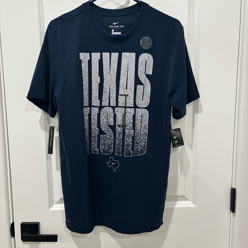 Nike Men's Dark Blue Texas Graphic Tee